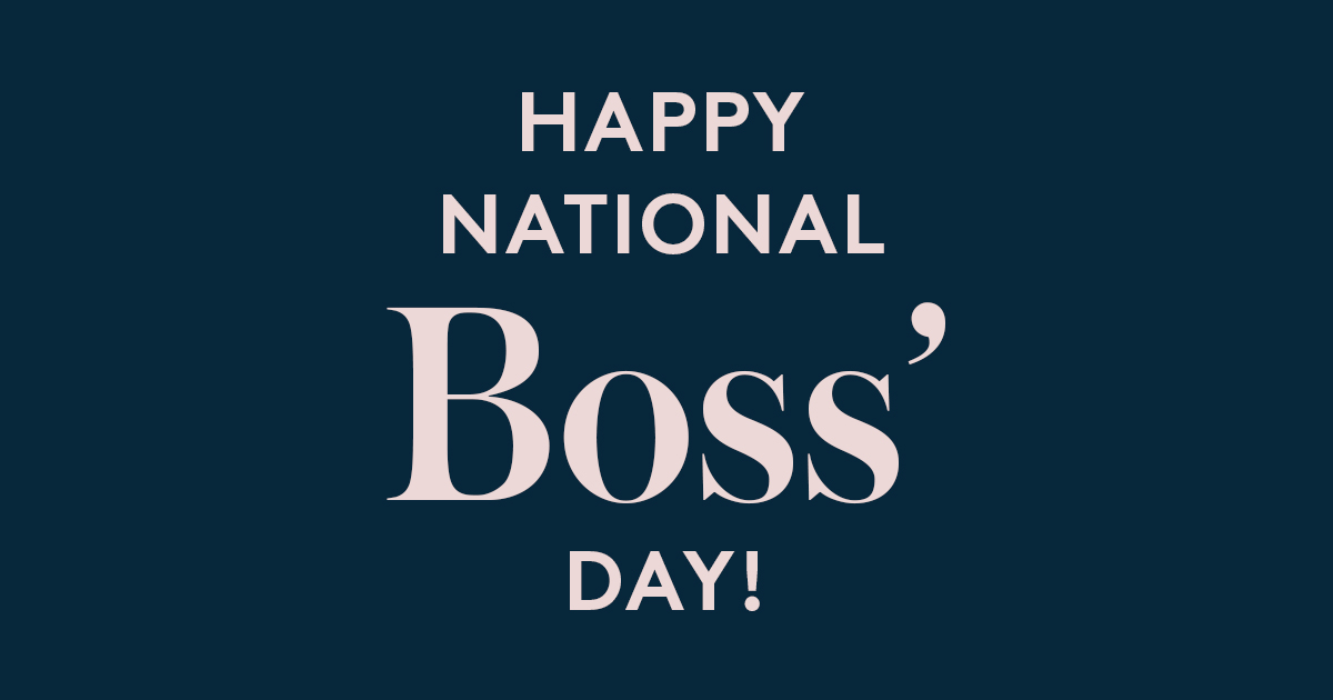 Grammar Giggles Happy Bosses' Day! Proof That Blog