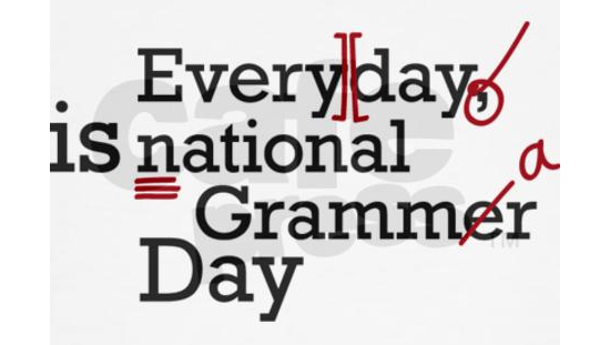 Fact of the day. Grammar Day. National Grammar Day March 4.